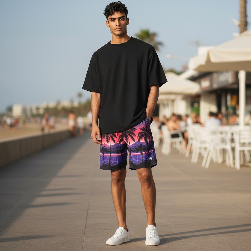 OCEAN CURRENT Swim Trunks. Size Medium